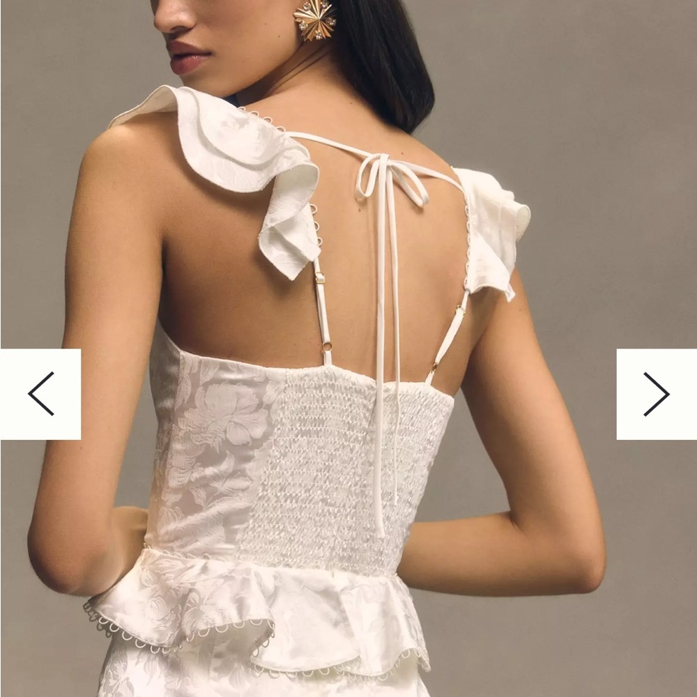 V. Chapman Violet dress in Coconut Macaron - Picture 4 of 11